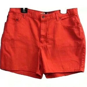 Faded Glory Shorts Women's 16 Coral Pink High Rise EUC